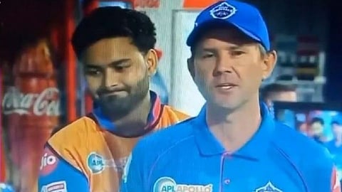 Rishabh Pant and Ricky Ponting 