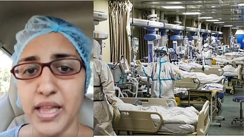 doctor breaks down in tears on corona situation

