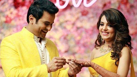 Sugandha Mishra and Sanket Bhosale
