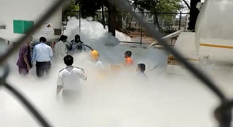 nashik oxygen gas leakage
