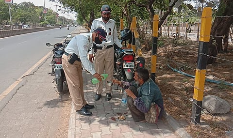 traffic police good work