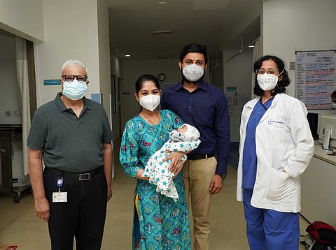  दोन महिन्यांच्या बाळाची कोरोनावर मात 