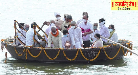 राजीव सातव अस्थी विसर्जन