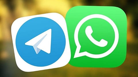 WhatsApp and Telegram 