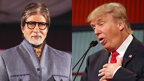 Amitabh and Donald Trump 