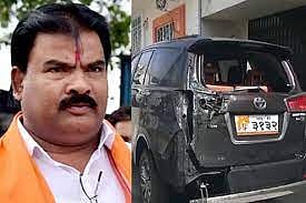 शिवसेना आमदार संजय गायकवाड यांची कार पेटवून देण्याचा प्रयत्न