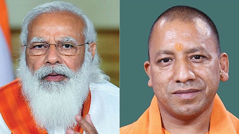 Narendra Modi and Yogi Adityanath