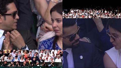 Sachin Tendulkar Virat Kohli Wimbledon 