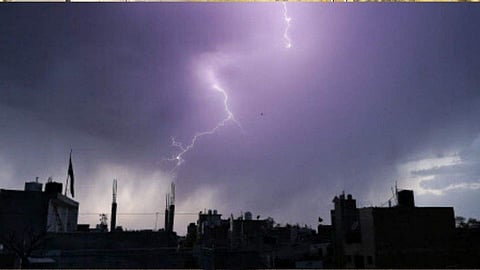 heavy rain