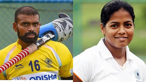 PR Sreejesh and Deepika 