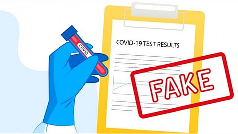 fake corona report