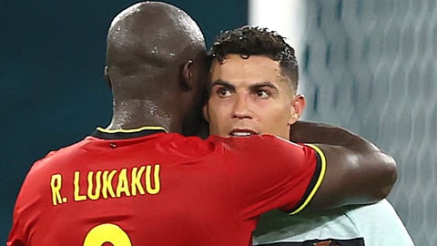 Lukaku and Ronaldo 