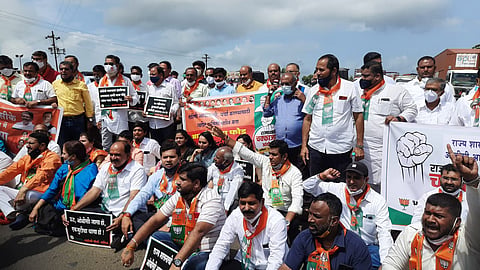 bjp agitation 
