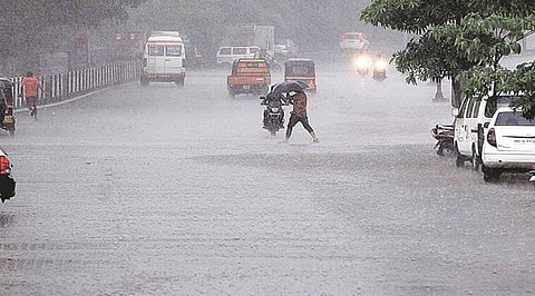 heavy rain