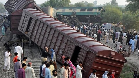 train collided