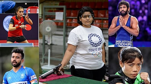 Tokyo Olympics  Indian players 