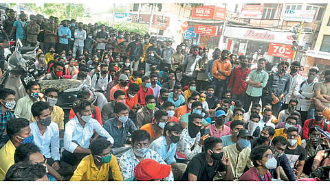 MPSC Student Agitation