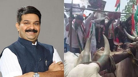'गाढवांचा' भार उचलायला, 'बैलांचा' नकार! प्रसाद लाड यांची काँग्रेसवर खोचक टीका 