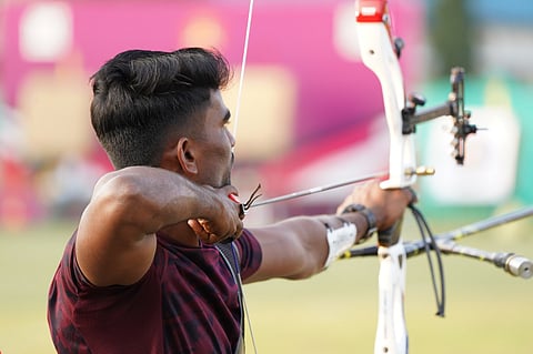 Indian archer Pravin Jadhav 