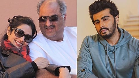 arjun kapoor,sridevi , boney kapoor 