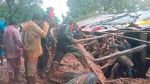Landslide In Aambeghar