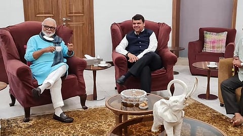 छगन भुजबळ यांनी घेतली फडणवीसांची भेट