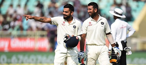 Virat Kohli And Pujara