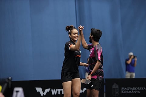 Manika Batra and G. Sathiyan