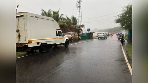 heavy rain