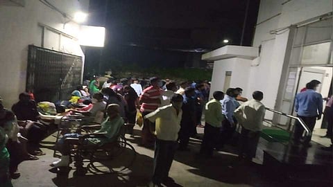 पनवेल:  कोविड रुग्ण असलेल्या एमजीएम रुग्णालयात लागली होती आग 