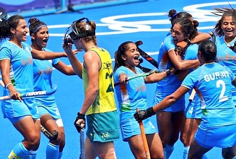 Indian women hockey team creates history at the Tokyo Olympics by entering the semifinals for the first time 
