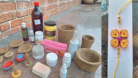 गणेश गुंडमींची गो-उत्पादने ! चक्क फेसवॉशपासून बाम व राख्यांची निर्मिती