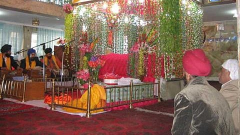 The Kart-e-Parwan Sikh Gurudwara in Kabul, Afghanistan 