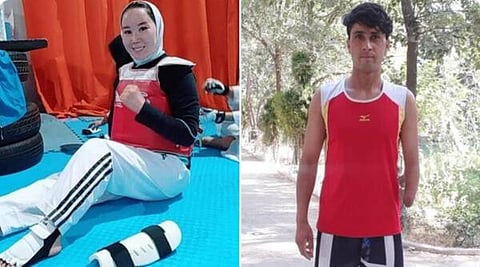 Afghan athletes 