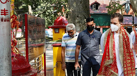 'काश्‍मीरियत माझ्‍या नसानसांत'; काश्मीर दौऱ्यात राहुल गांधींचा सरकारवर हल्लाबोल