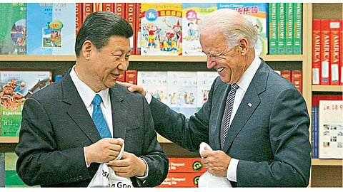 Joe Biden and Shi Jinping
