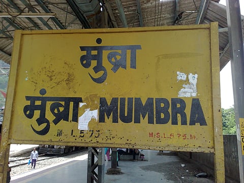 mumbra railway station
