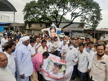 'भाजपनं घाणेरडं राजकारण थांबवलं नाही, तर कोल्हापुरी पद्धतीनं सत्कार'