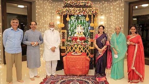 Pawar and Thackeray Family 