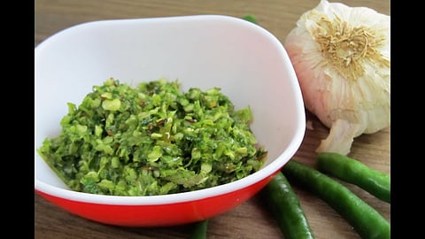 लसूण-मिरची खर्डा
