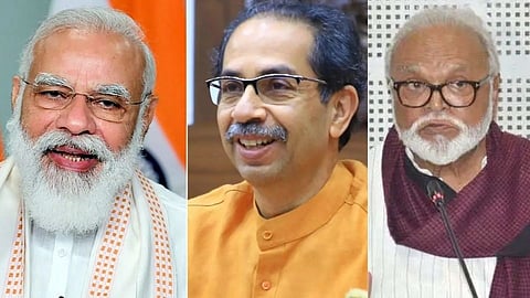 नरेंद्र मोदी, उद्धव ठाकरे आणि छगन भुजबळ