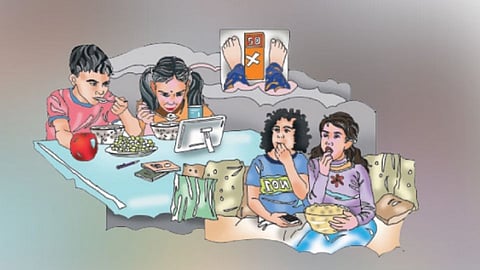 क्षितिजे अपार : ऑनलाईन ‘उदरभरण’ 