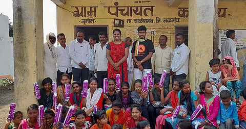 दुर्गम गावामध्ये अनोखा उपक्रम..मासिकपाळी बद्दल जनजागृती