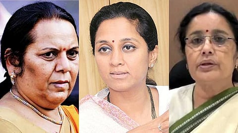 neelam gorhe-supriya sule-vidya chavan