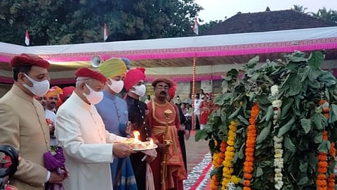 ऐतिहासिक दसरा चौकात शाही दसरा सोहळा साजरा झाला.