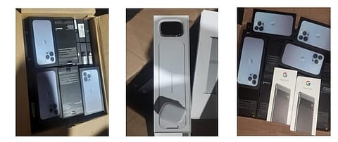 Mobile phone seized