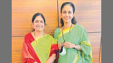  bjp mla seema hire mp supriya sule 