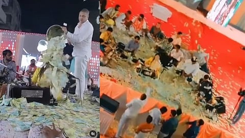 बापरे पैसेच पैसे! गायिकेवर केली पैशांची उधळण, व्हिडिओ व्हायरल 