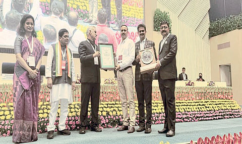 केंद्र शासनाचा पुरस्कार  पश्चिम विभागात मिळाले दहावे मानांकन
