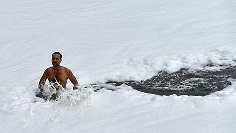 यमुना स्वच्छतेवरून ‘आप’-भाजप आमनेसामने